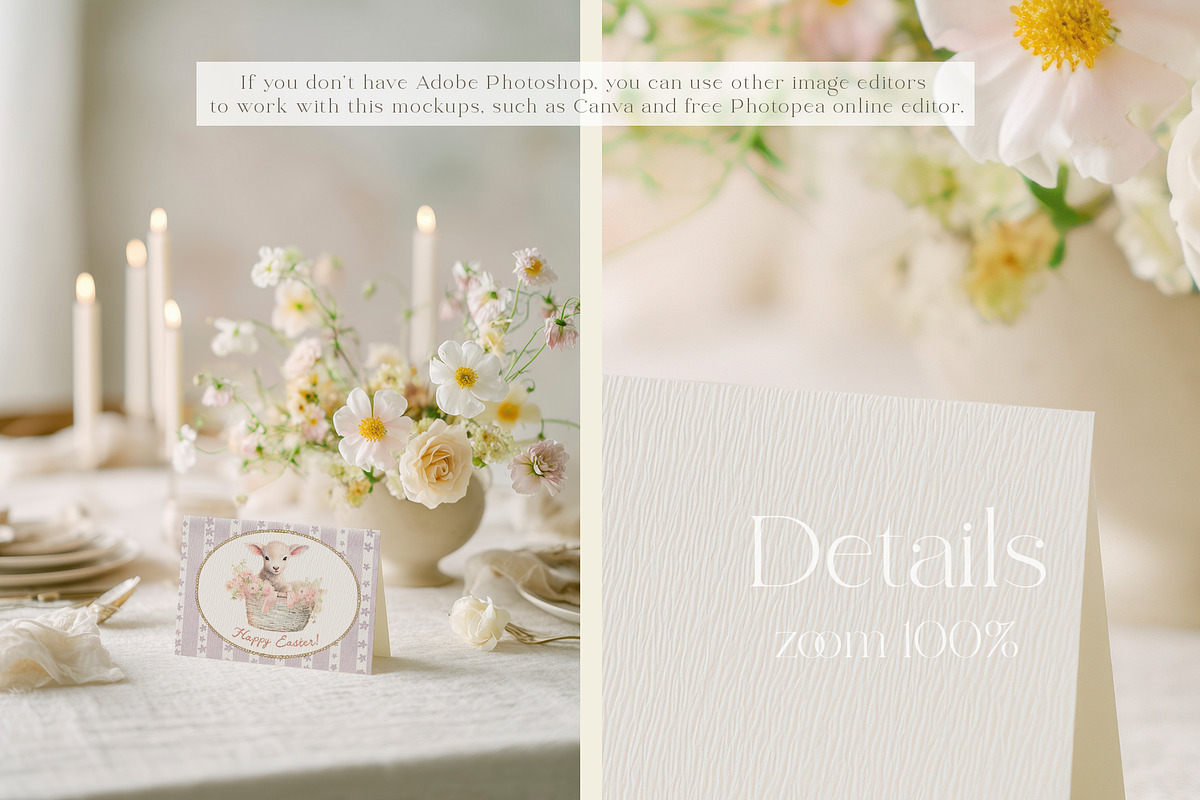 4 Seasons Stationery Card Mockups, a Books & Magazine Mockup by Designwork (Photo 4 of 11)