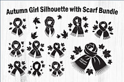 Autumn Girl Silhouette with Scarf, a Graphic by Creativeshirt (Thumbnail 1 of 9)