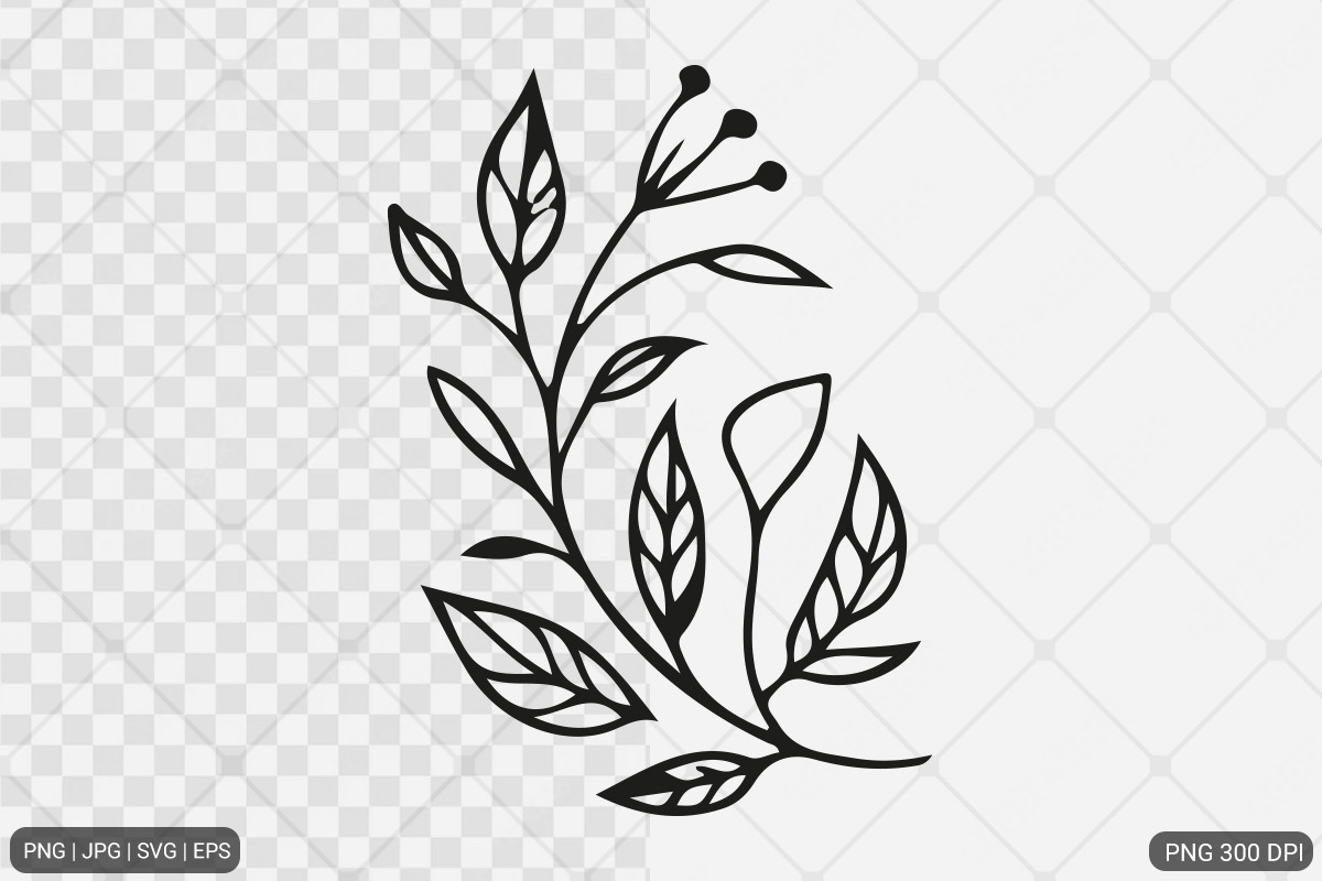 Floral Design SVG PNG Bundle, an Illustration by Actual Pixel (Photo 6 of 22)