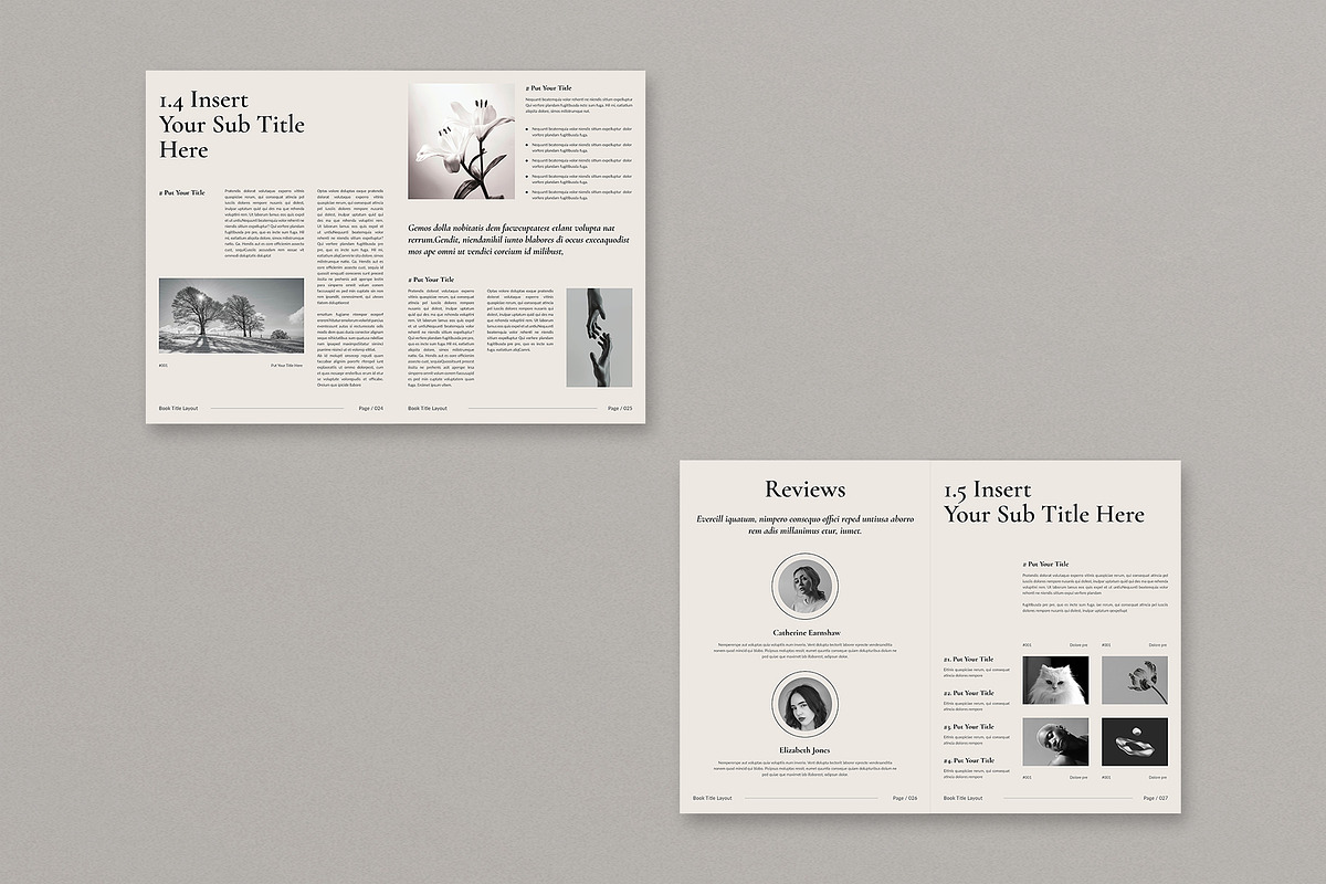 Book Title Layout Design Template, a Brochure Template by Cleffon_Graphic_Studio (Photo 7 of 8)