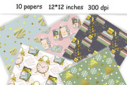 Planner Girl Pattern, a Pattern Graphic by GlamArtZhanna (Thumbnail 2 of 3)