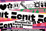 Zenit Font, a Sans Serif Font by Cuchi, qué Tipo! Foundry (Thumbnail 1 of 12)