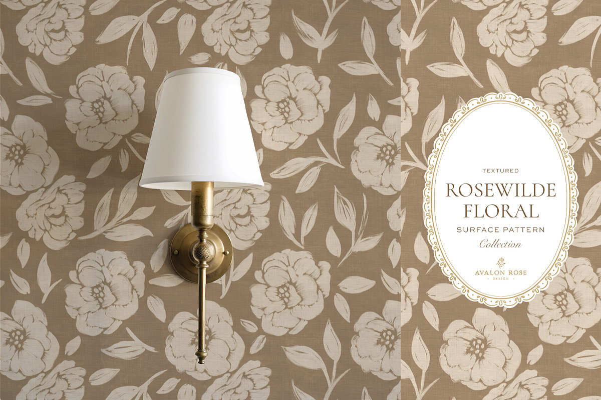 Cottage Rose Seamless Patterns, a Pattern Graphic by Eclectic Anthology (Photo 16 of 18)
