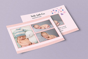 Baby Announcement Photo Card