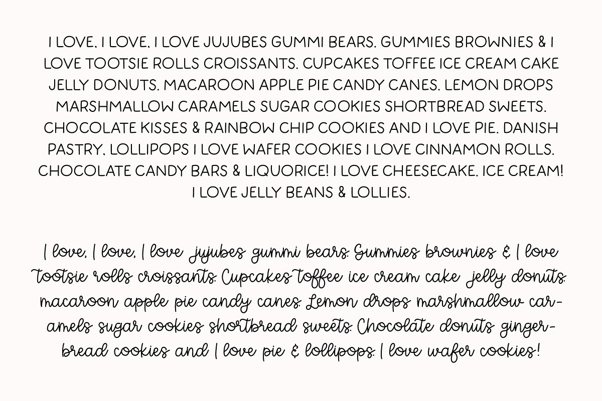 Keen Hand + Letters of Love Font Duo, a Handwritten Font by Miss Tiina (Photo 5 of 5)