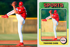 Sports Trading Card Mockup