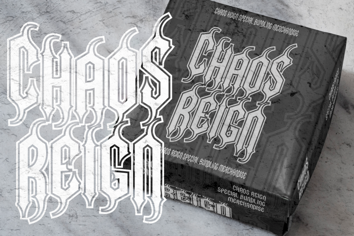 Necrovoid - Heavy Metal Font, a Font by PutraCetol Studio (Photo 3 of 12)