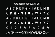 Gabrush Cabungad - Brush Font, a Sans Serif Font by Iqsiart Studio (Thumbnail 3 of 6)