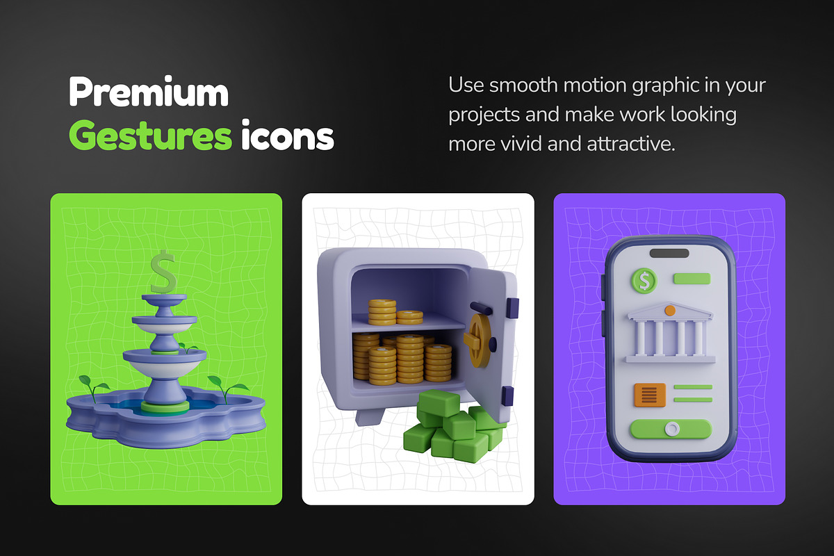 3D Spending Money Icons, a Duotone Icon by Vectors Market (Photo 3 of 7)
