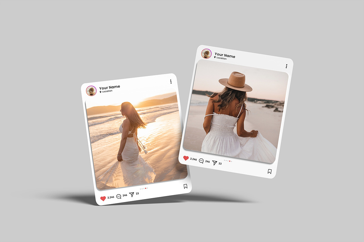 Instagram Post Mockup, an iPhone Mockup by Amigos__46 (Photo 7 of 11)