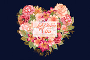 Watercolor floral wedding collection, an Illustration by antuanetto (Thumbnail 1 of 5)