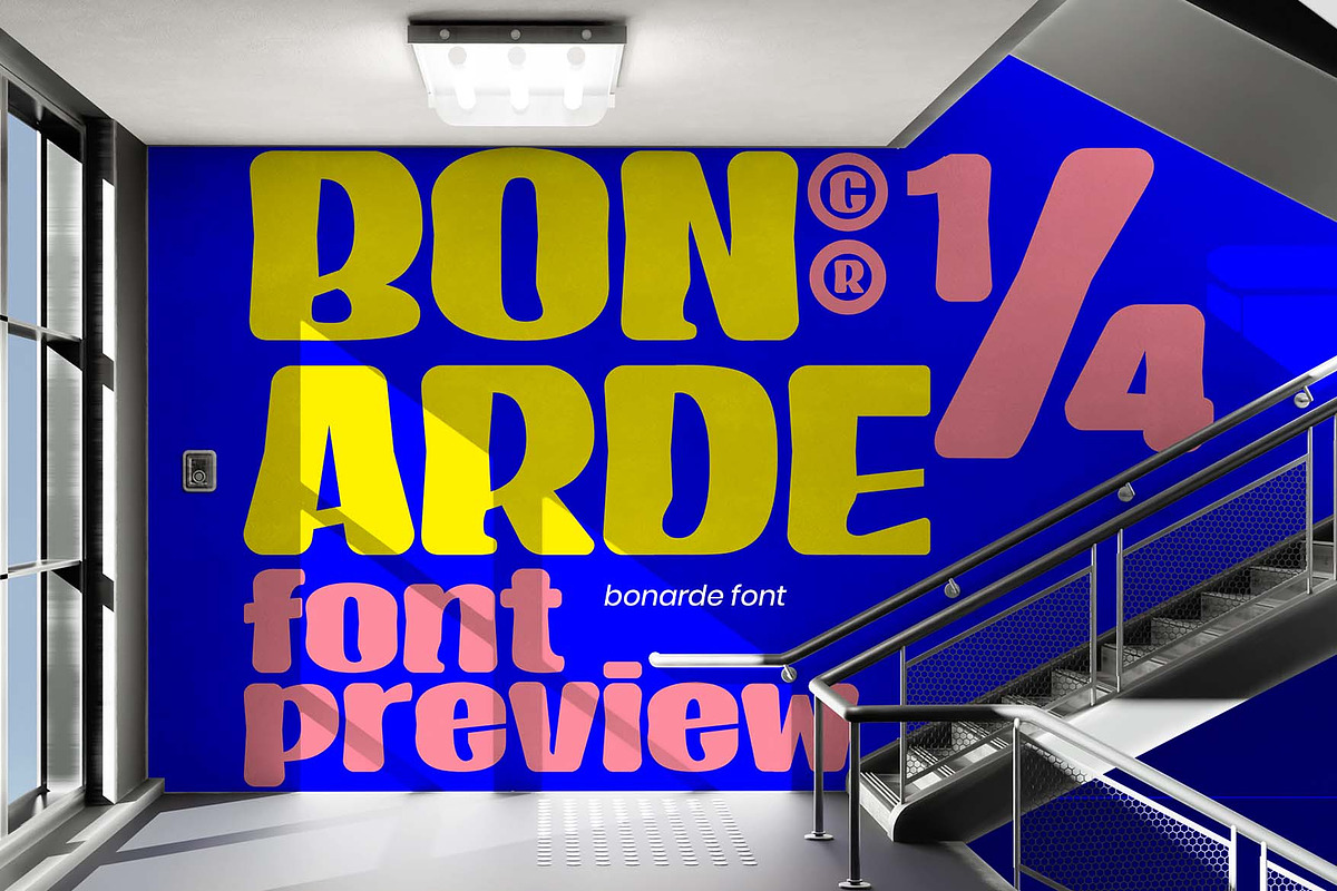 Bonarde a Sans Serif Display Font, a Sans Serif Font by Rasiorise Studio (Photo 12 of 12)