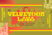Velvetoon Lava Groovy Retro Font, a Handwritten Font by mesuka (Thumbnail 1 of 5)
