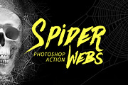Spider Webs Photoshop Action, an Action Add-On by yantodesign (Thumbnail 1 of 5)