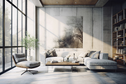 Luxury living room interior with a c, a Photo by Iftikhar Alam