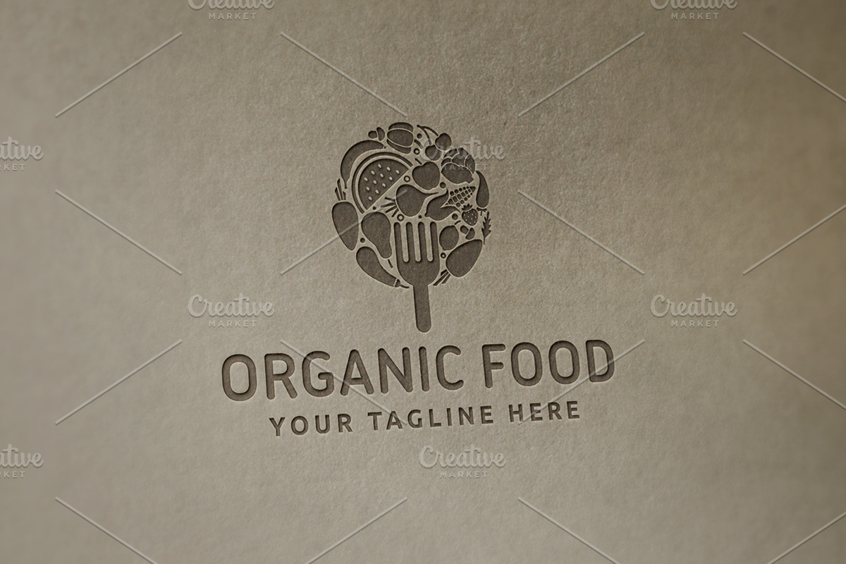 Organic Food Logo, a Branding & Logo Template by Martin-Jamez (Photo 3 of 4)