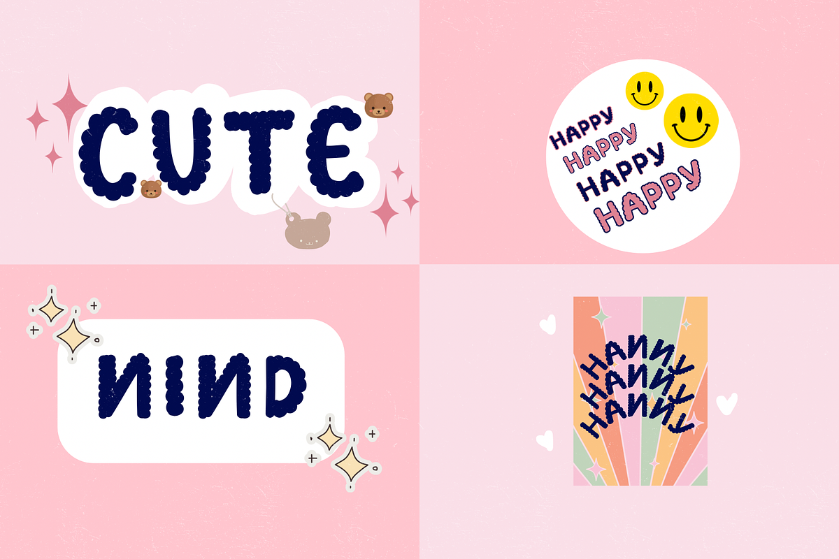 Clouddy font, a Handwritten Font by JJuta (Photo 2 of 6)