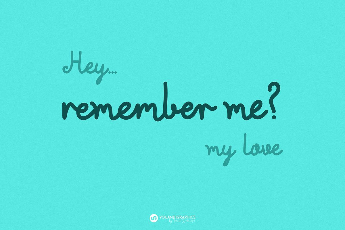 Everything Lovely Script Font, a Script Font by Youandigraphics (Photo 9 of 12)