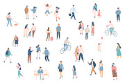 100+ People silhouette vector set, a Person Illustration by Vector_Art (Thumbnail 8 of 12)