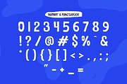 Glubio - Funky Display Font, a Sans Serif Font by Flawless And Co (Thumbnail 8 of 10)