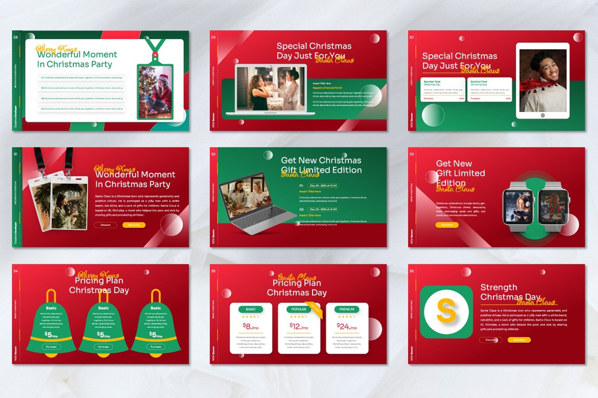Gifta - Xmas Event Keynote, a Presentation Template by Dhabee (Photo 6 of 7)