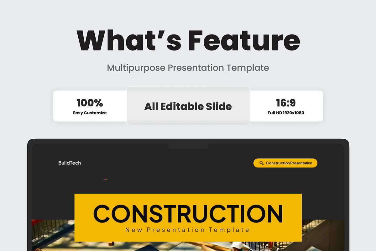 Industrial Construction Google Slide, a Presentation Template by SquidPixey (Photo 2 of 6)