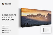 Landscape Canvas Ratio 5x2 Mockup, a Print Template by Mockups by Carlos Viloria (Thumbnail 1 of 5)