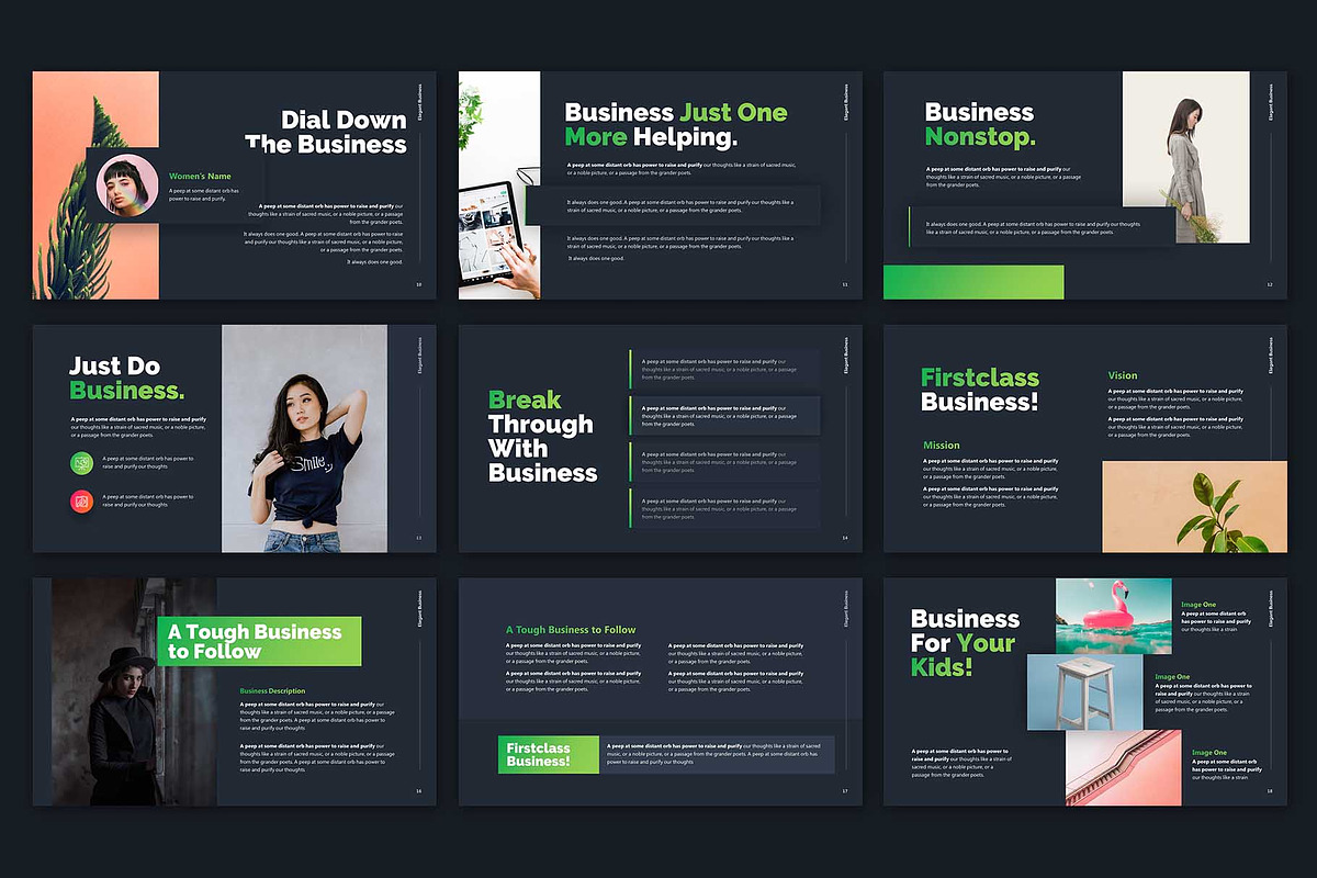 Presentation Summit Template, a Presentation Template by Digitcase x ...