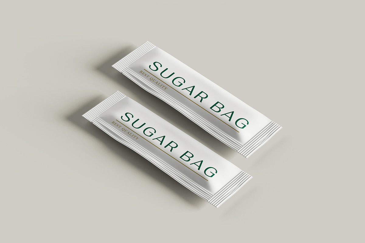 Sugar Bag Mockup, a Packaging Mockup by Getdesign (Photo 2 of 5)