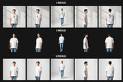 T-Shirt Mockup Asian. Generated Ai, a Shirt Mockup by Grow Design Craft Studio (Thumbnail 7 of 7)