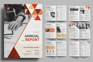 Annual Report Layout, a Brochure Template by ContestDesign