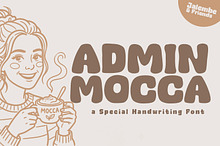 Admin Mocca - Display Food Font