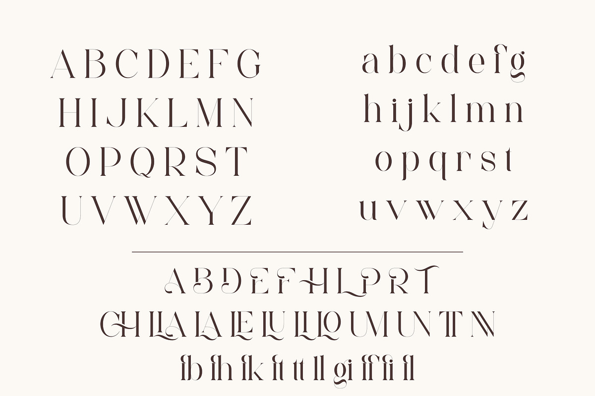 Chalia - Modern Stylish Serif Font, a Serif Font by Aqeel_Art (Photo 11 of 13)