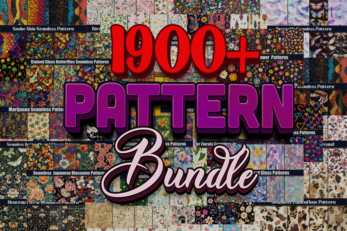 1900+ Pattern Bundle, a Pattern Graphic by protabsorkar11 (Photo 1 of 29)