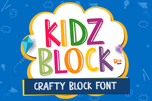 KIDZ BLOCK, a Font by Dm Studio