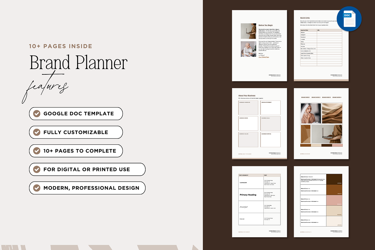 Google Docs template bundle, a Marketing Template by Our Polished Pages (Photo 7 of 9)