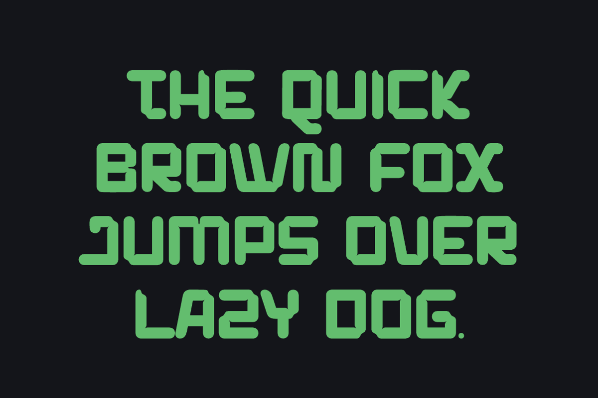 Enginx - Futuristic Font, a Sans Serif Font by QR Design Studio (Photo 9 of 9)