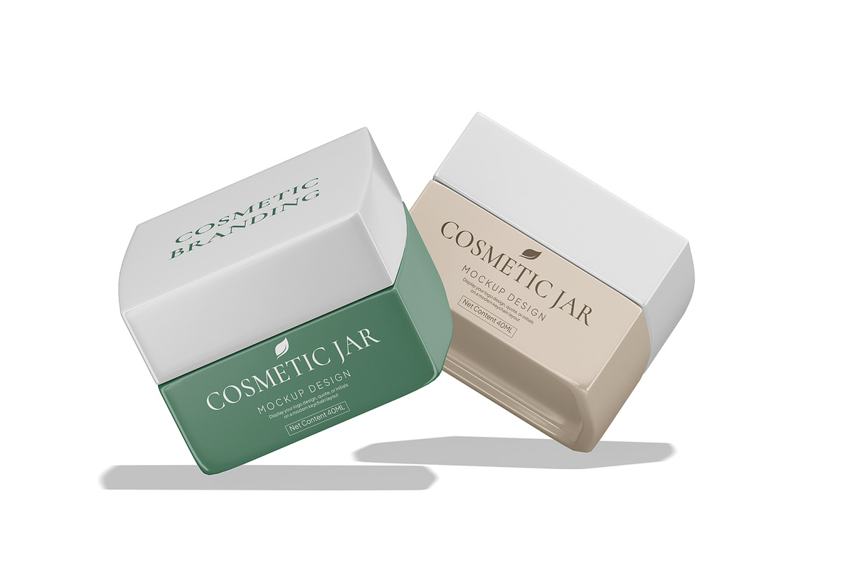 Cosmetic Jar Mockup, a Packaging Mockup by Permadi Creative (Photo 2 of 4)