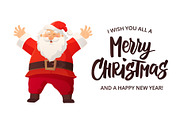 4 Santa Claus characters, a Seasonal Illustration by Olga Proz (Thumbnail 4 of 5)