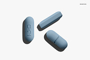 Pills and Bottle Mockup Set, a Packaging Mockup by Renderteam (Thumbnail 9 of 14)