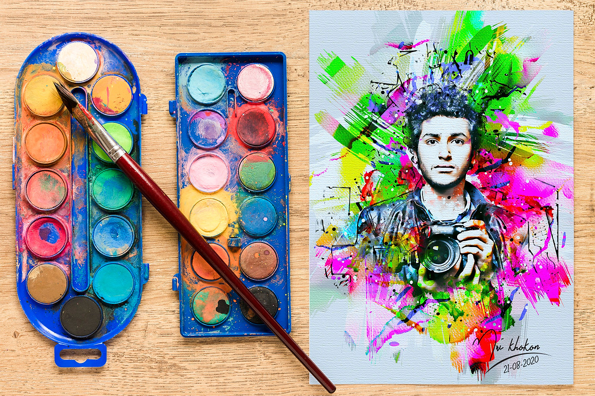 Paint Photoshop Action, an Action Add-On by MRI STUDIO (Photo 3 of 19)