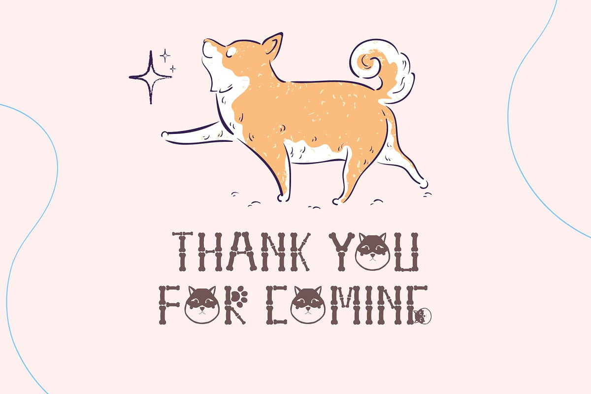 Cute Dog, a Symbol Font by Yoga Letter (Photo 5 of 6)