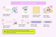 Cream Pastel Shopify Banners, a Shopify Template by Template Twist Shop (Thumbnail 4 of 5)