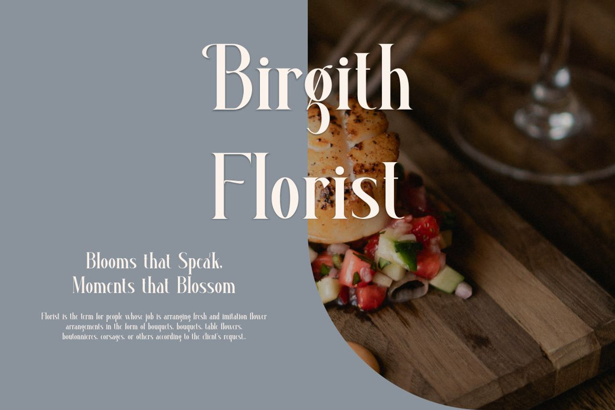 Hanabell, a Serif Font by Kenrichi (Photo 8 of 12)