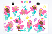 Mermaid Squad, an Illustration by PrettyBundles (Thumbnail 2 of 5)
