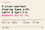 VOXEL - Pixel Display Typeface, a Sans Serif Font by Lettra Studio (Thumbnail 2 of 18)