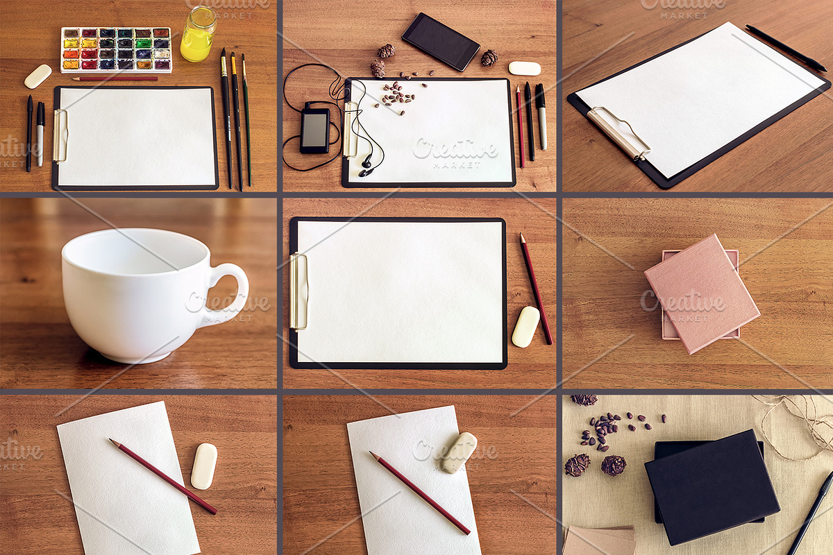 Set Mockups. CLASSIC, a Print Template by Mockups4you (Photo 2 of 6)
