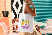 Summer Cute Fruits - vecror clipart, a Food Illustration by Barkova Nadya (Thumbnail 4 of 8)