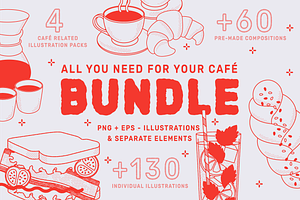 Café Food & Drink Vector Bundle