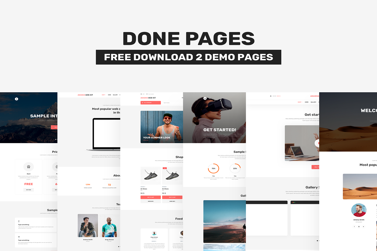 Pages Building Kit, an UI Kit Template by Lumina_ui_ux202 (Photo 5 of 8)
